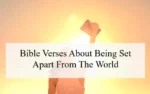 Bible Verses About Being Set Apart From The World