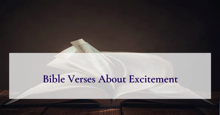 Bible Verses About Excitement