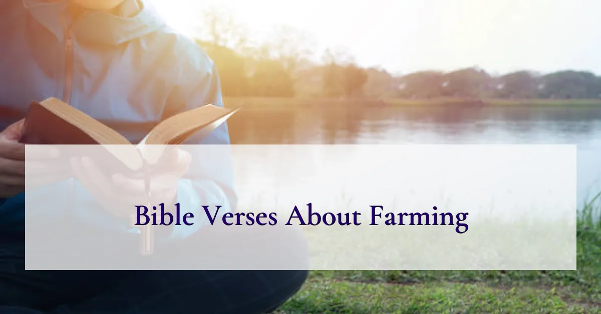 Bible Verses About Farming