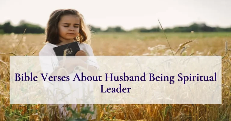 Bible Verses About Husband Being Spiritual Leader