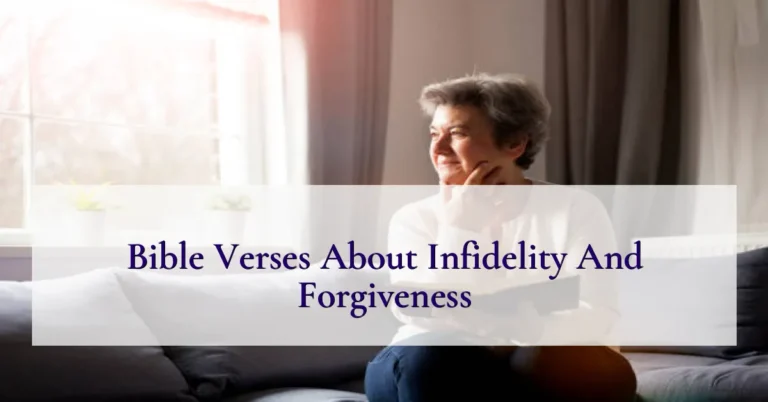 Bible Verses About Infidelity And Forgiveness