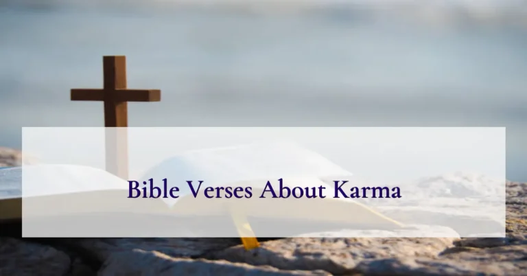 Bible Verses About Karma