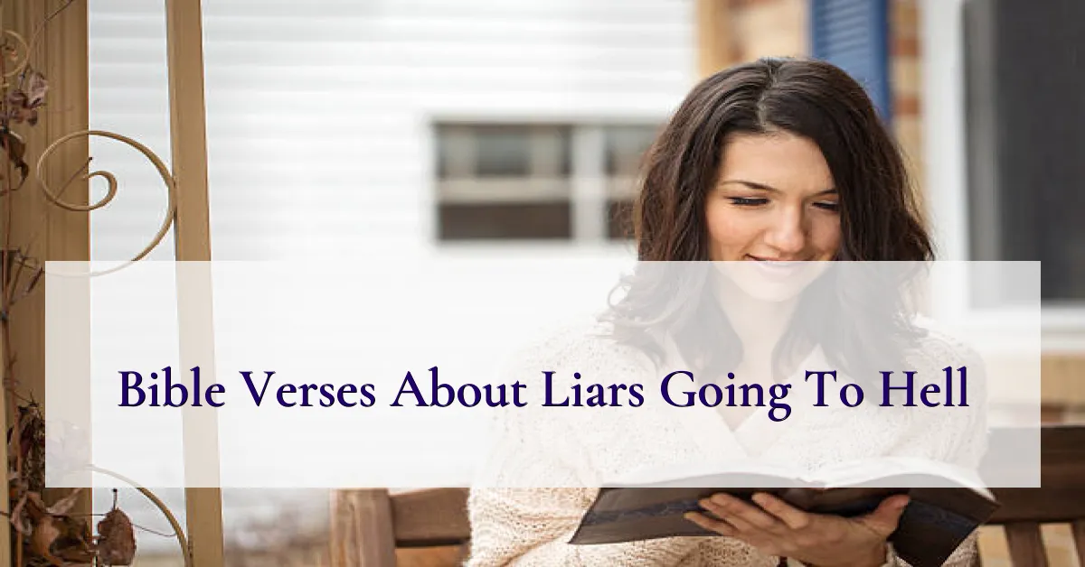 Bible Verses About Liars Going To Hell
