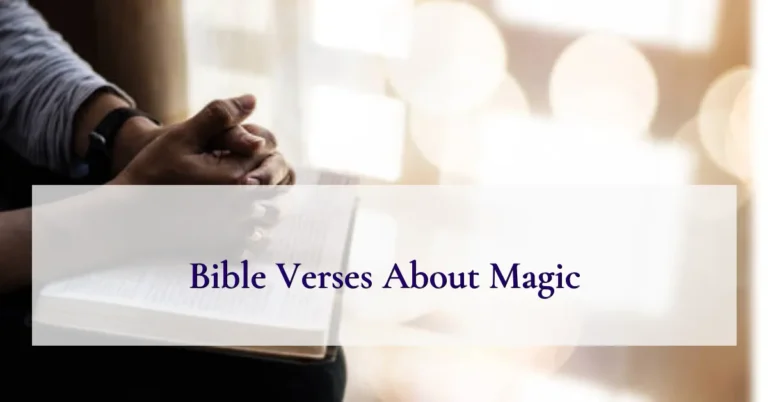 Bible Verses About Magic