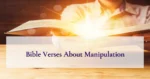 Bible Verses About Manipulation
