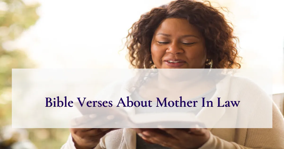 Bible Verses About Mother In Law