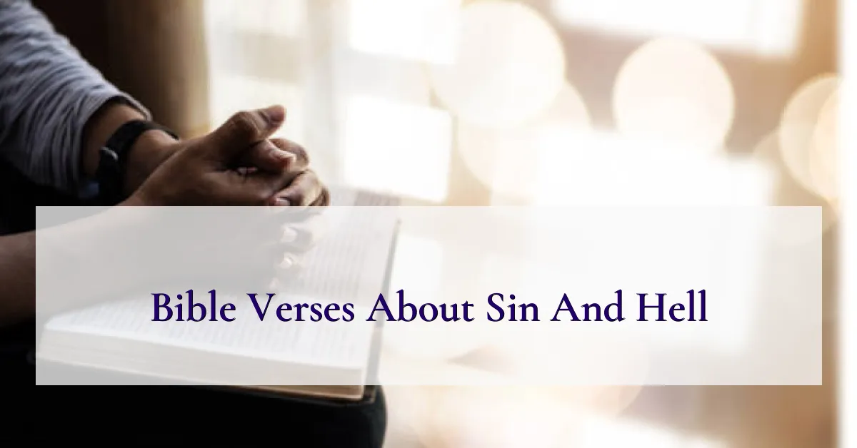 Bible Verses About Sin And Hell