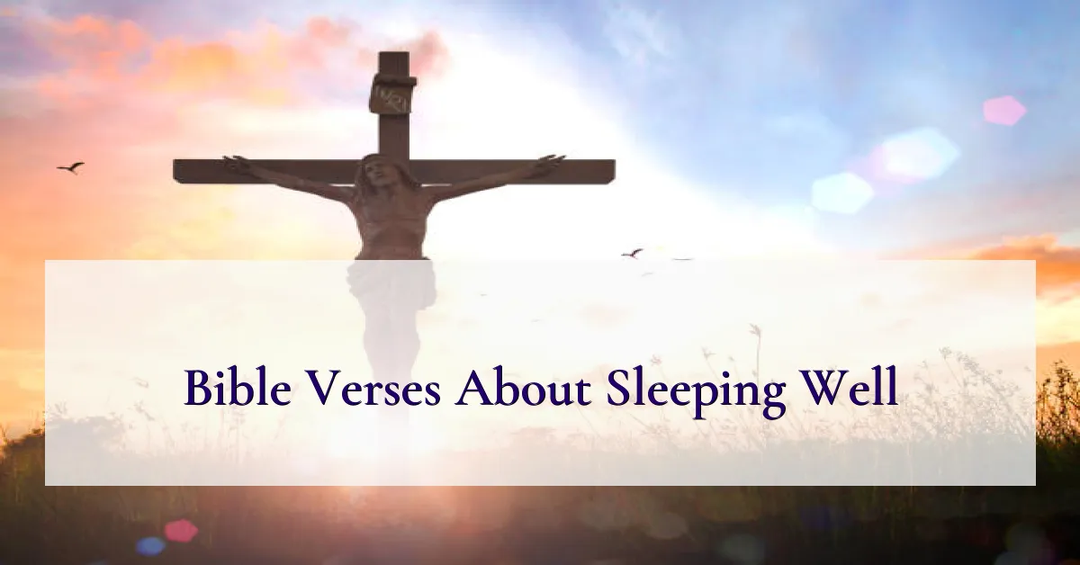 Bible Verses About Sleeping Well