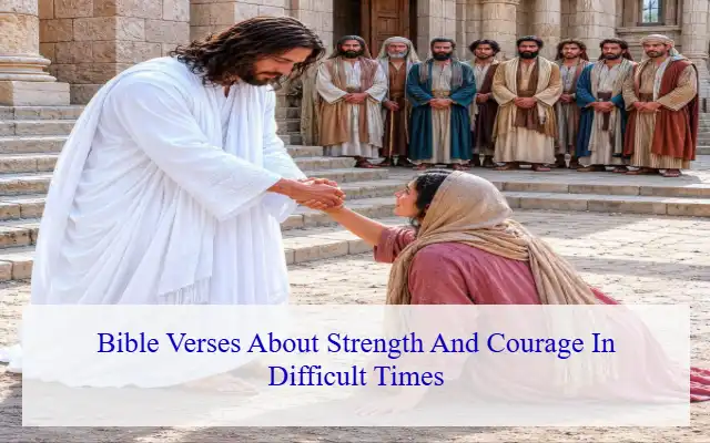 Bible Verses About Strength And Courage In Difficult Times