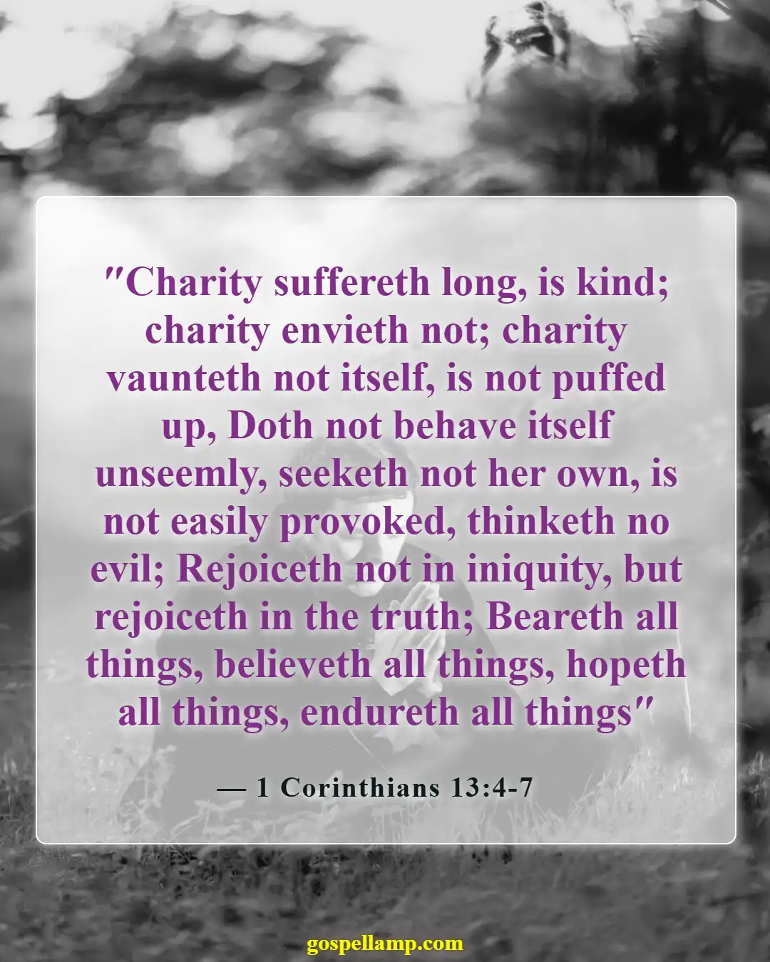 Bible Verses About God Forgiving Adultery (1 Corinthians 13:4-7)