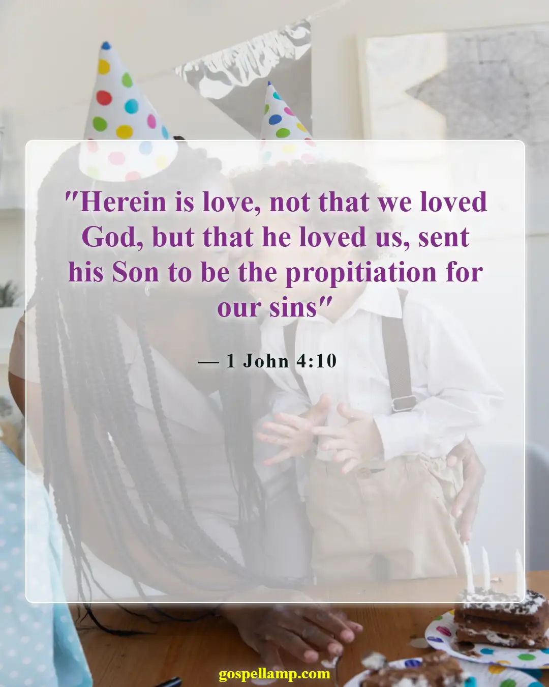 Bible Verses About Love And Compassion (1 John 4:10)