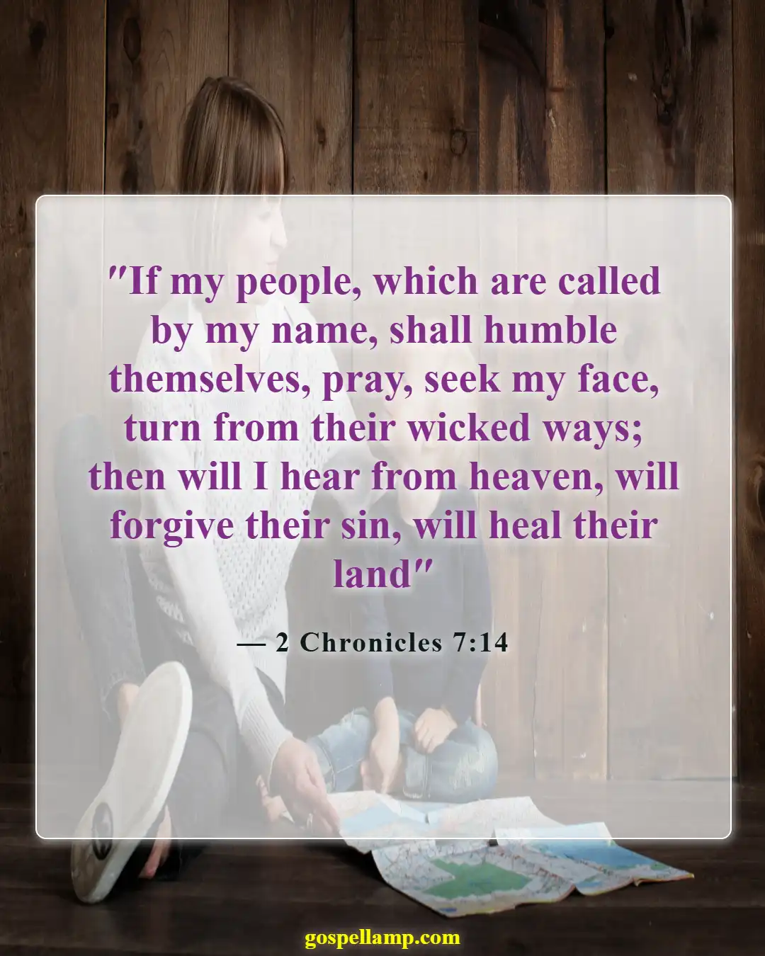 2 Chronicles 7:14 :- Humble prayer leads to divine healing