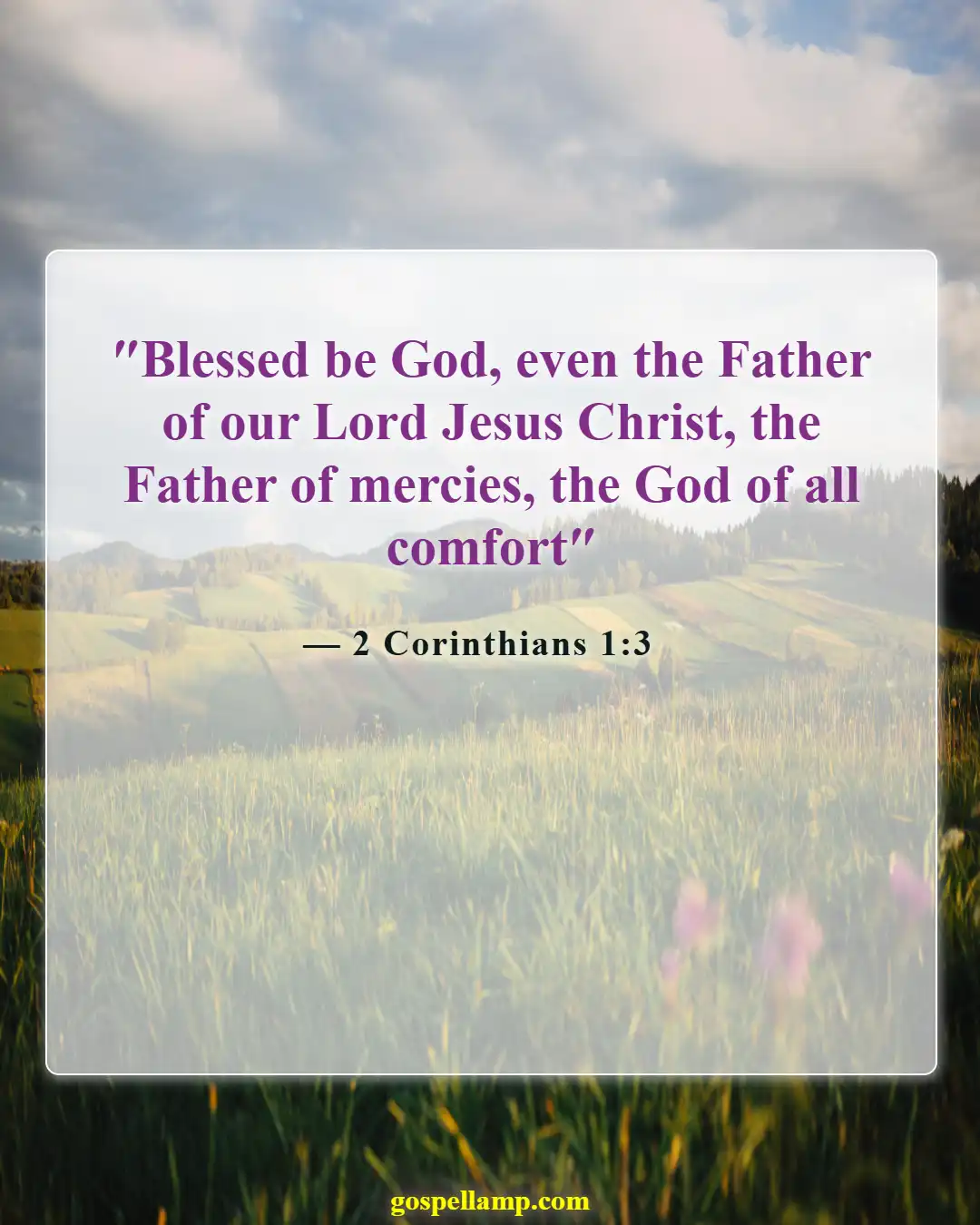 Bible Verses About Despair (2 Corinthians 1:3)