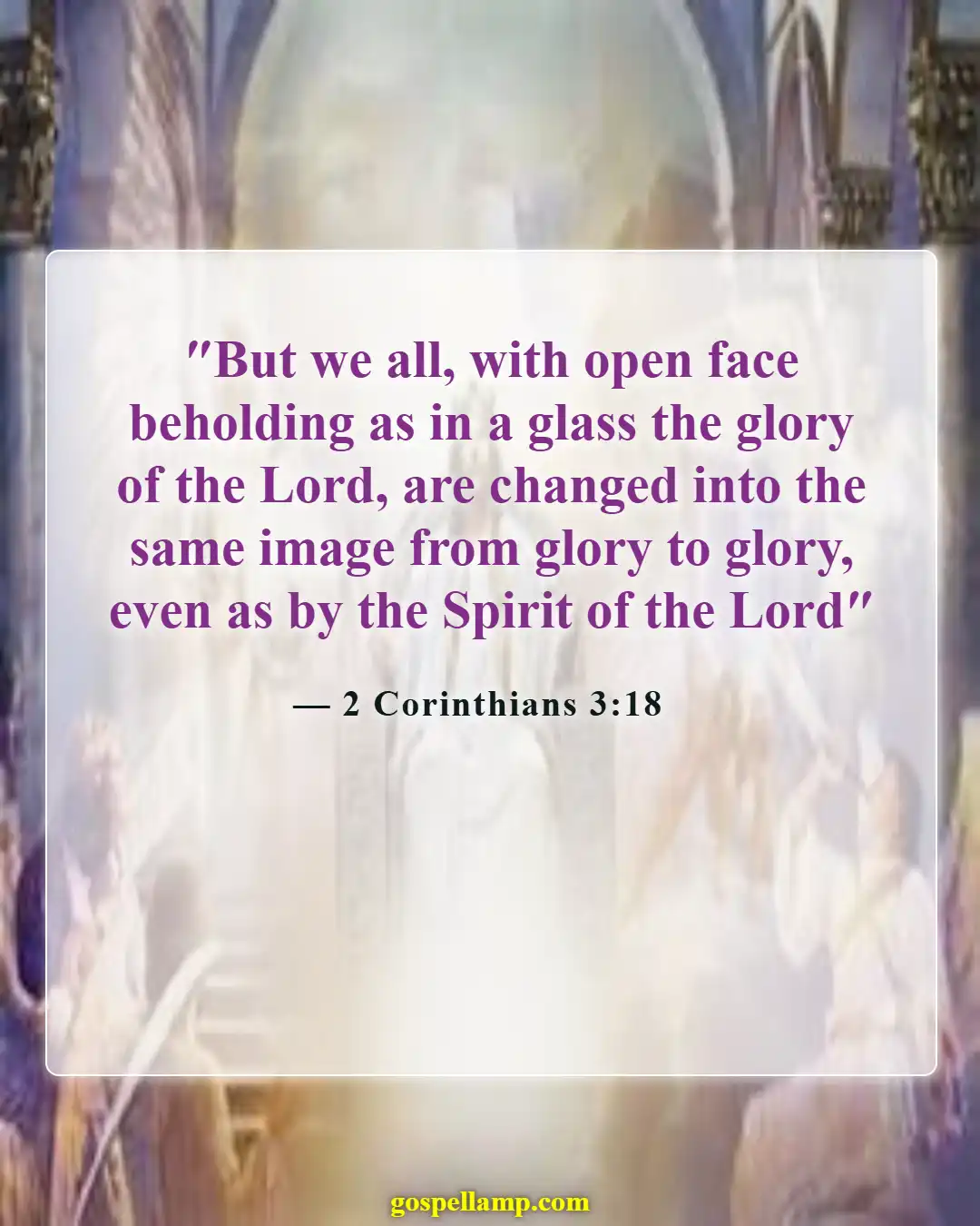 Bible Verses About Flowers Blooming (2 Corinthians 3:18)