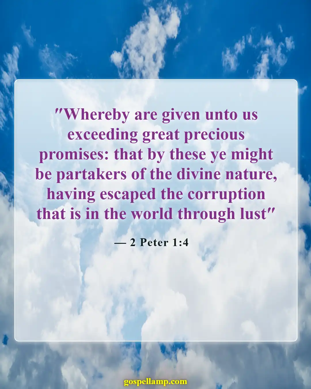 Bible Verses About Excitement (2 Peter 1:4)