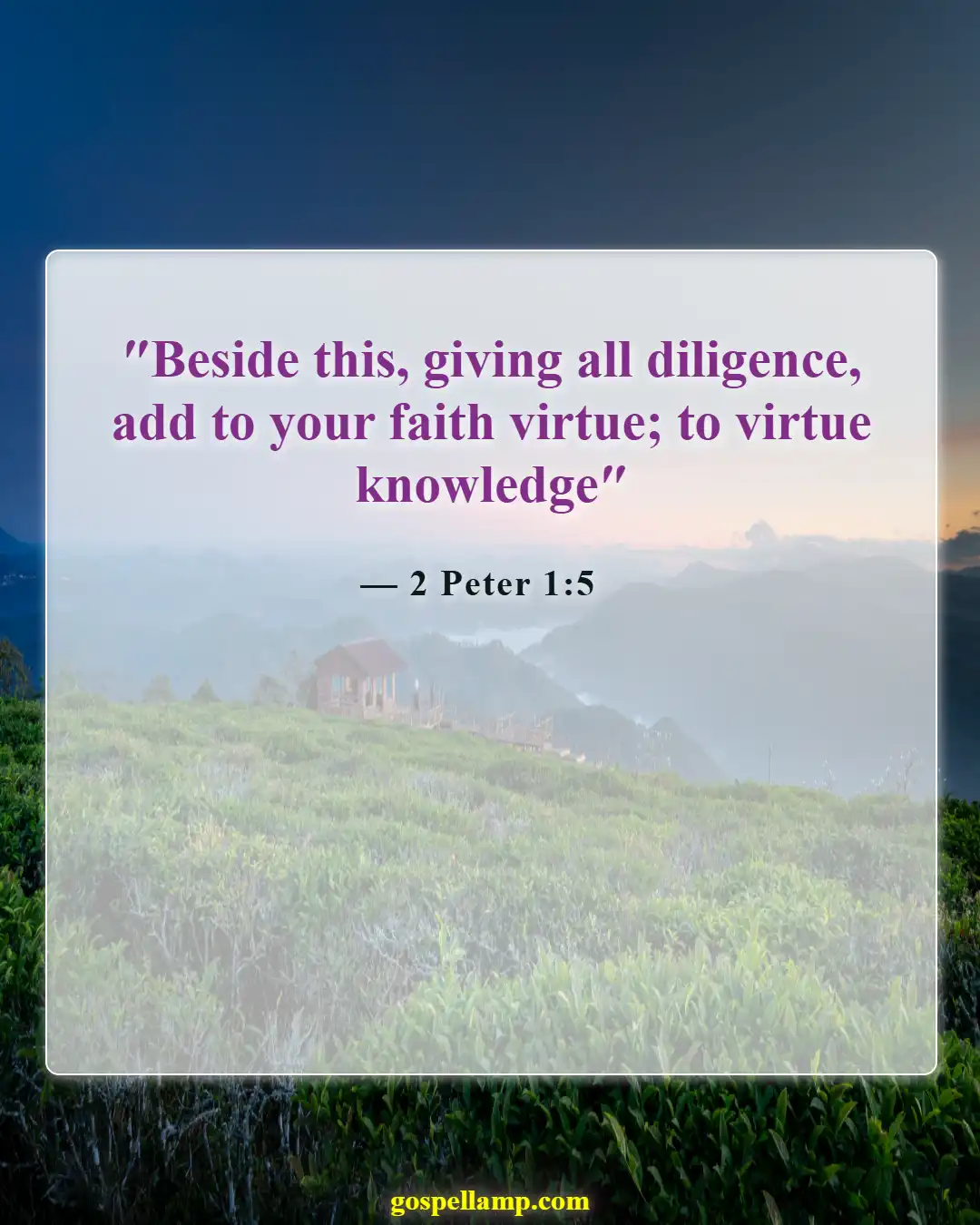 Bible Verses About Spiritual Energy (2 Peter 1:5)