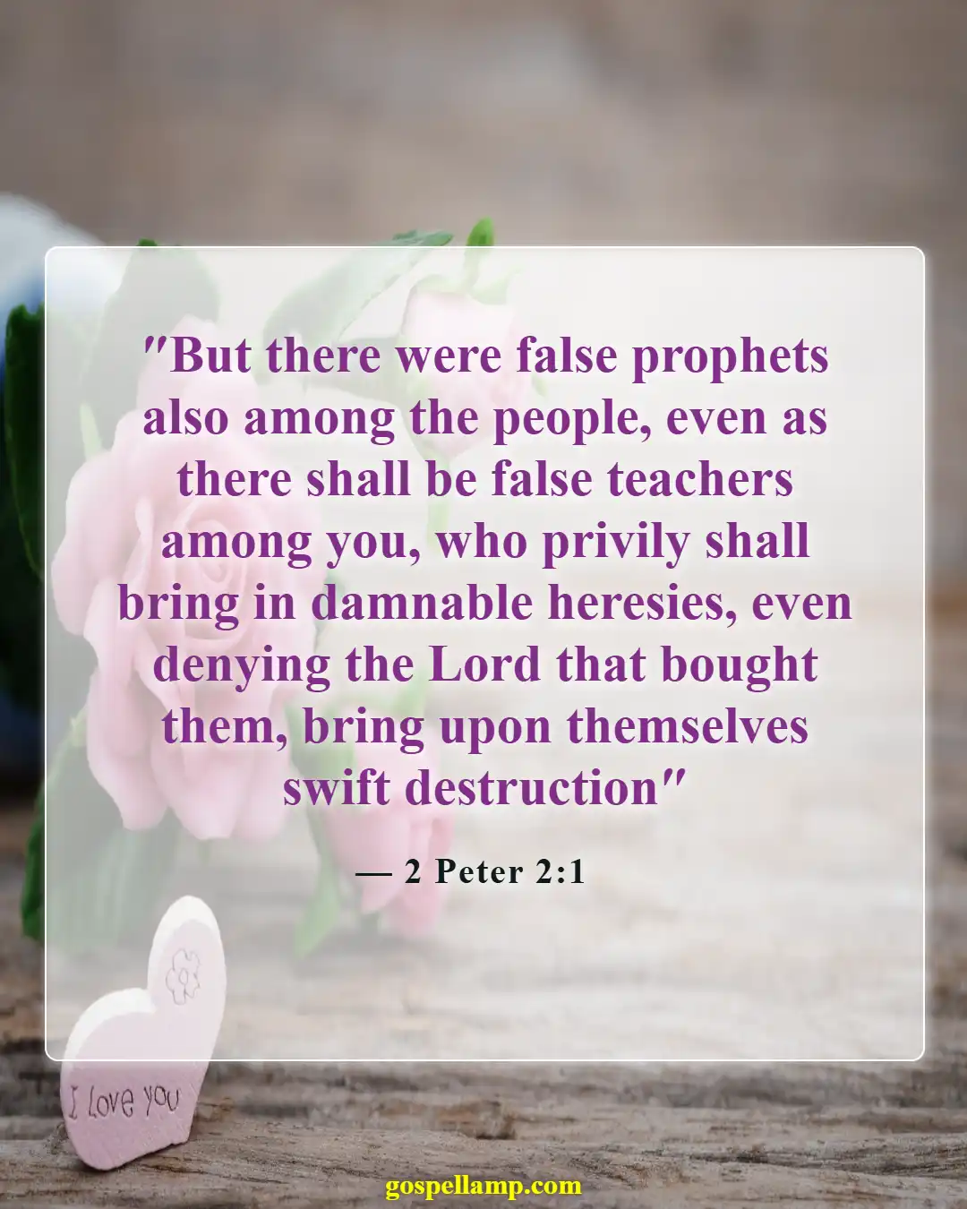 Bible Verses About Devil In Disguise (2 Peter 2:1)