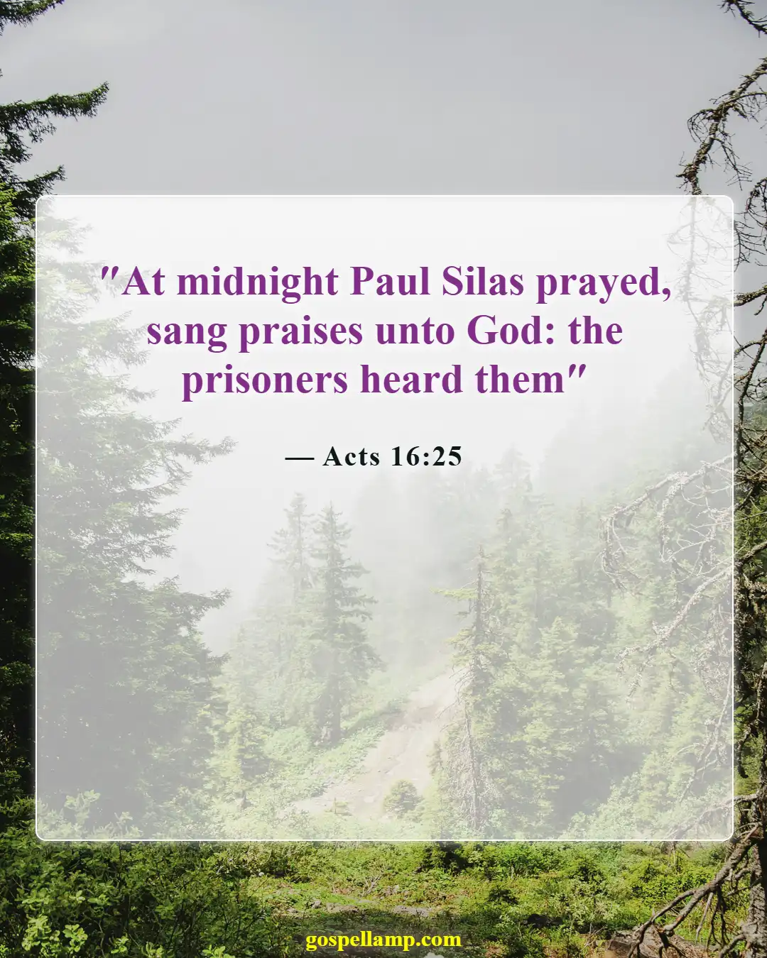 Bible Verses About Faith Through Trials (Acts 16:25)