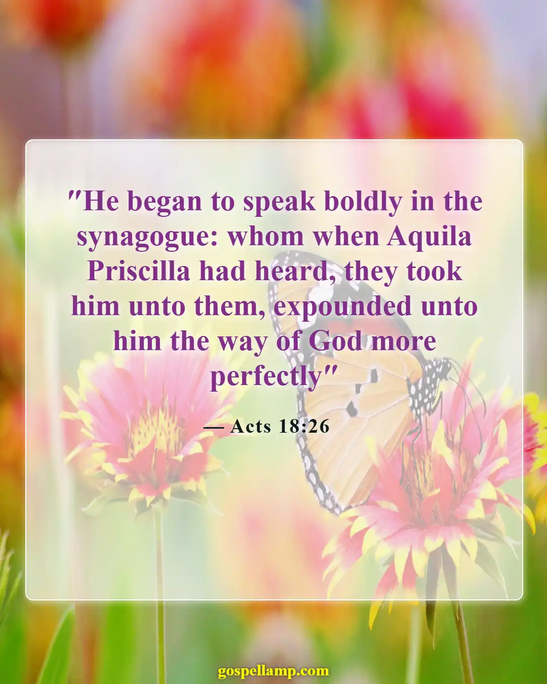 Bible Verses About Value Of A Woman (Acts 18:26)