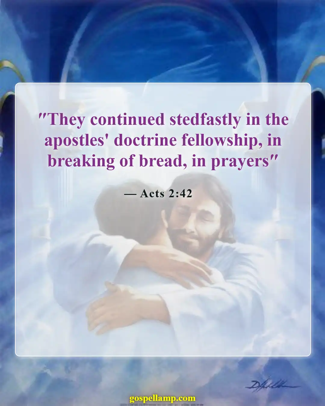Bible Verses About Commitment To One Another (Acts 2:42)