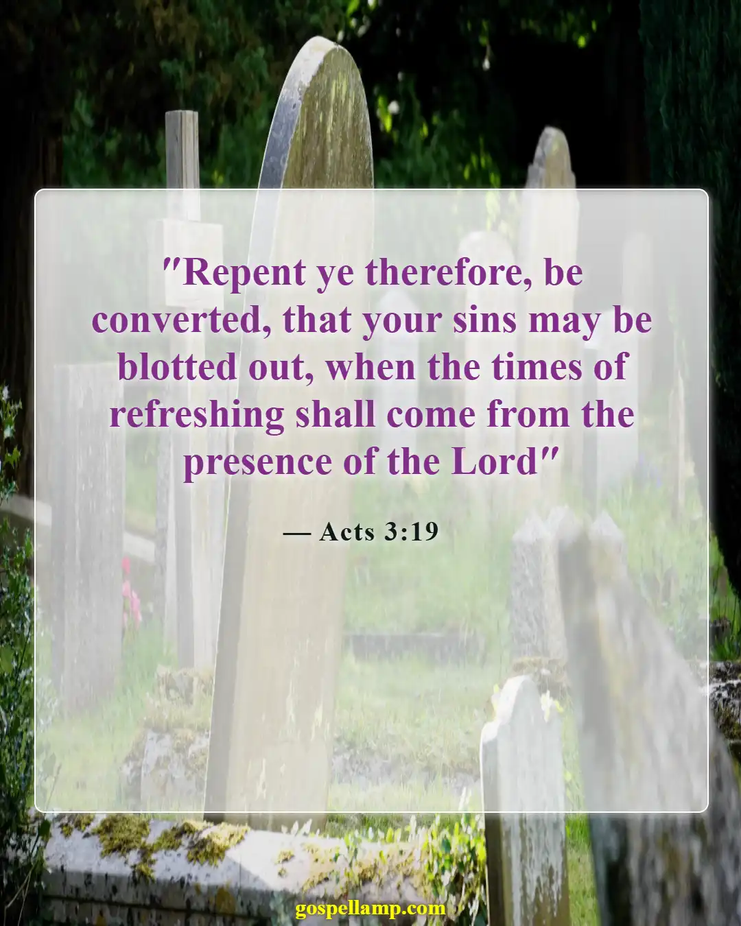 Bible Verses About God Forgiving Adultery (Acts 3:19)