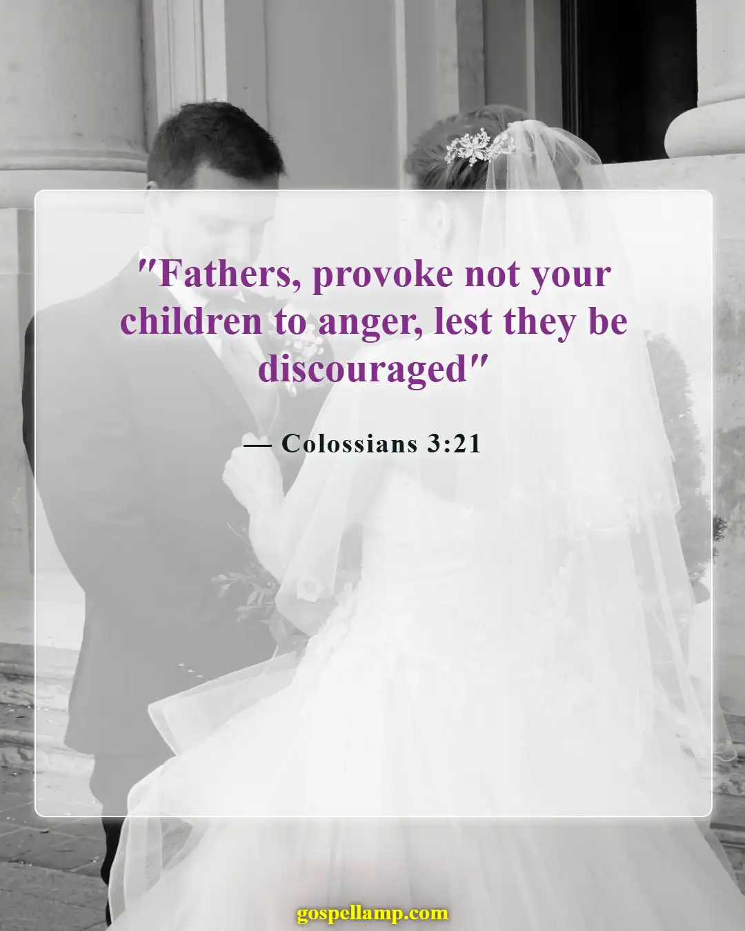 Bible Verses About Division (Colossians 3:21)