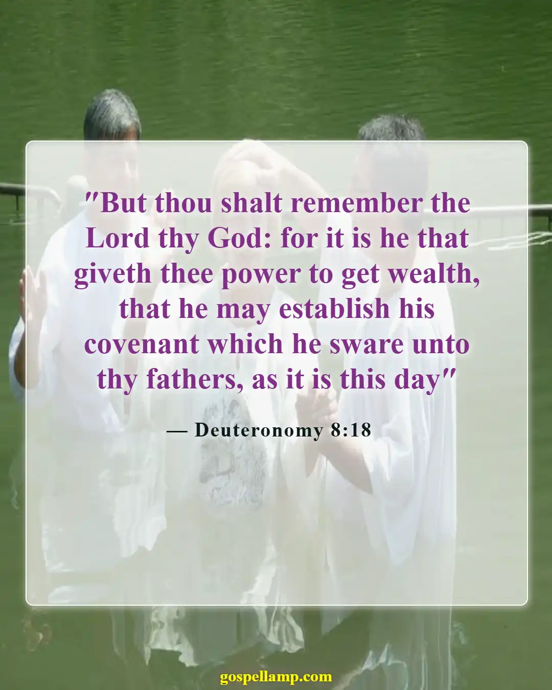 Bible Verses About Financial Problems (Deuteronomy 8:18)