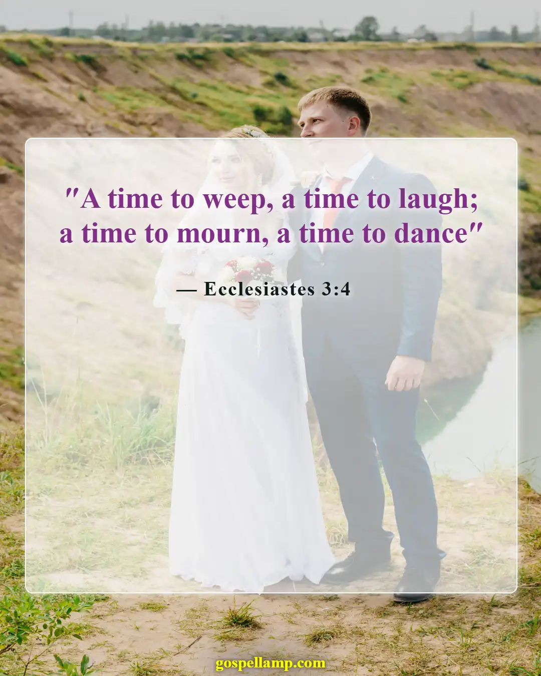 Bible Verses About Time For Everything (Ecclesiastes 3:4)