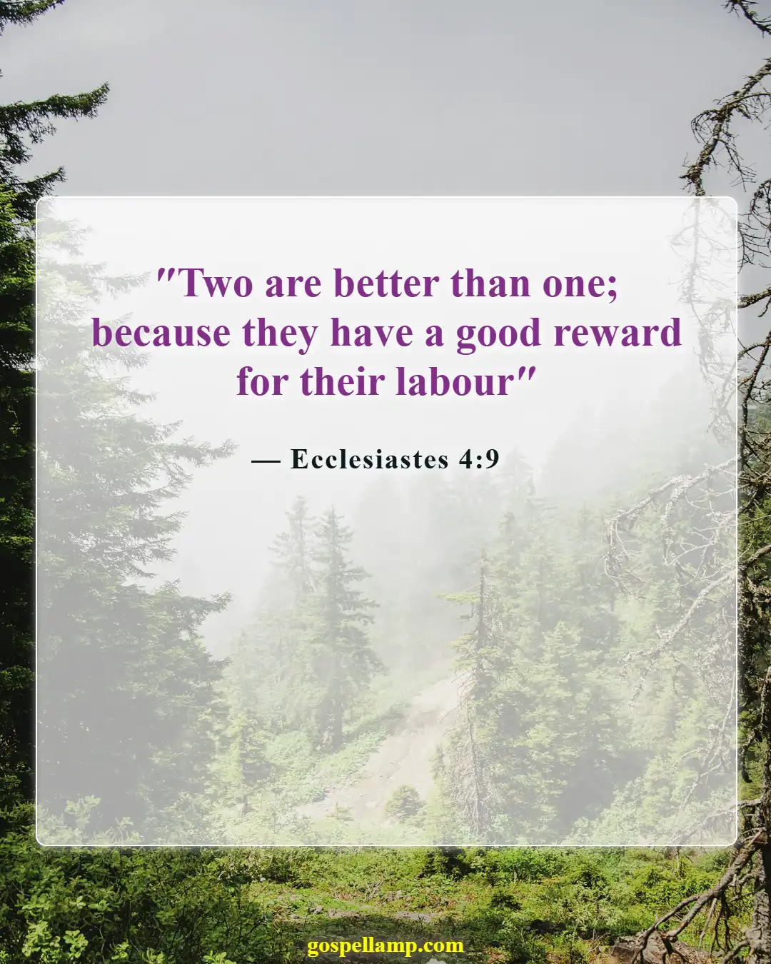 Bible Verses About Finding Your Soulmate (Ecclesiastes 4:9)