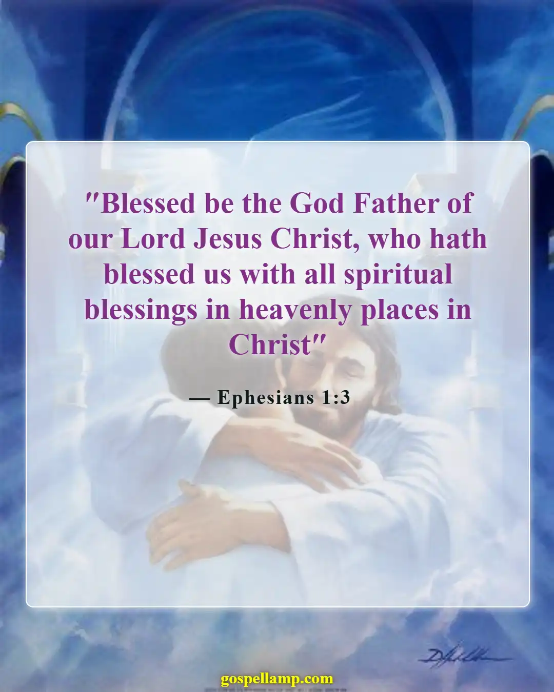 Bible Verses About Excitement (Ephesians 1:3)