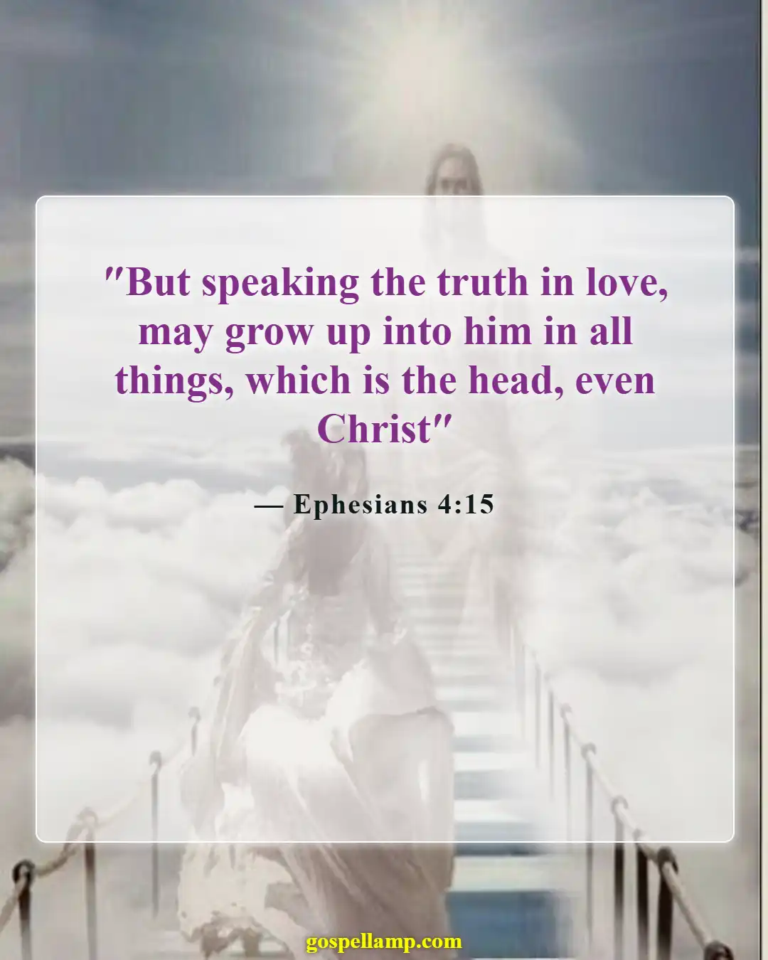 Bible Verses About Bearing Fruit (Ephesians 4:15)