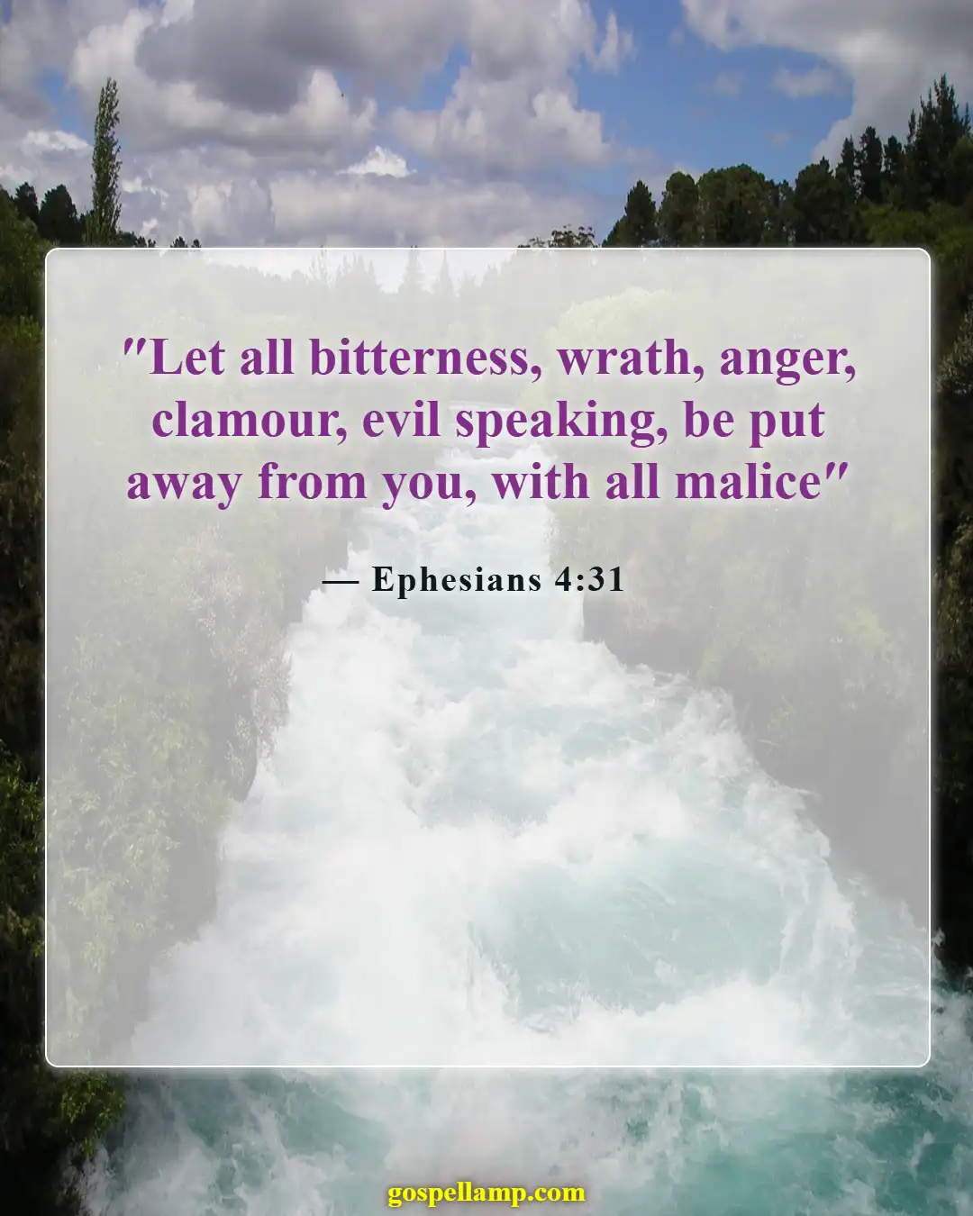 Bible Verses About Be Angry But Do Not Sin (Ephesians 4:31)