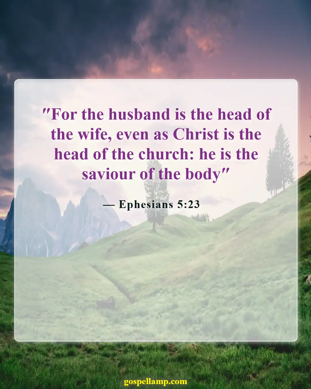 Bible Verses About Fathers Responsibilities (Ephesians 5:23)