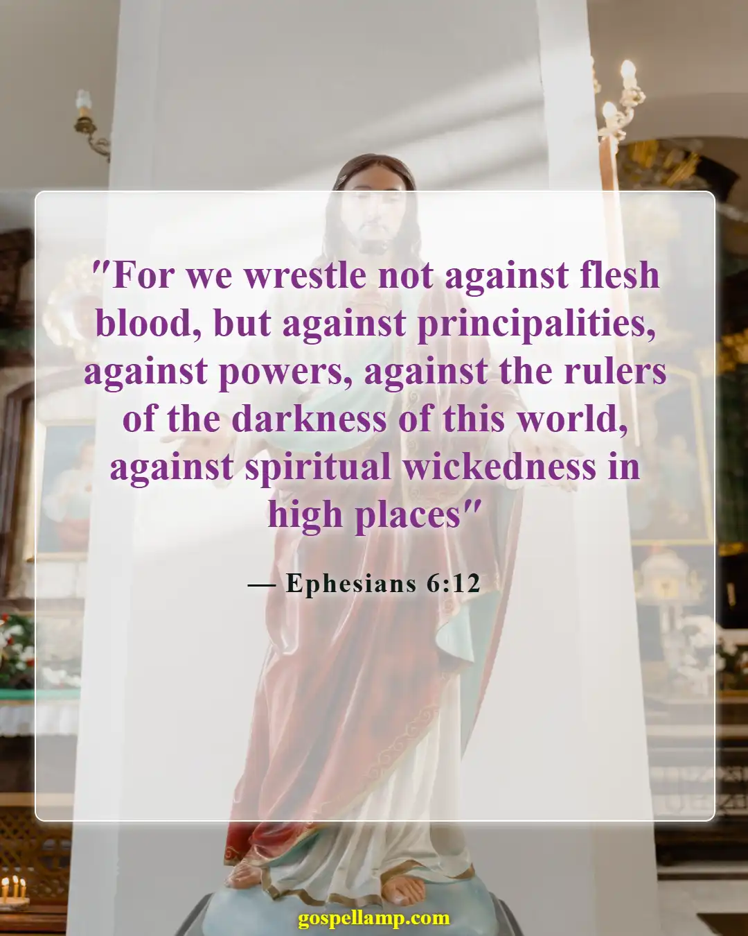 Bible Verses About Division (Ephesians 6:12)