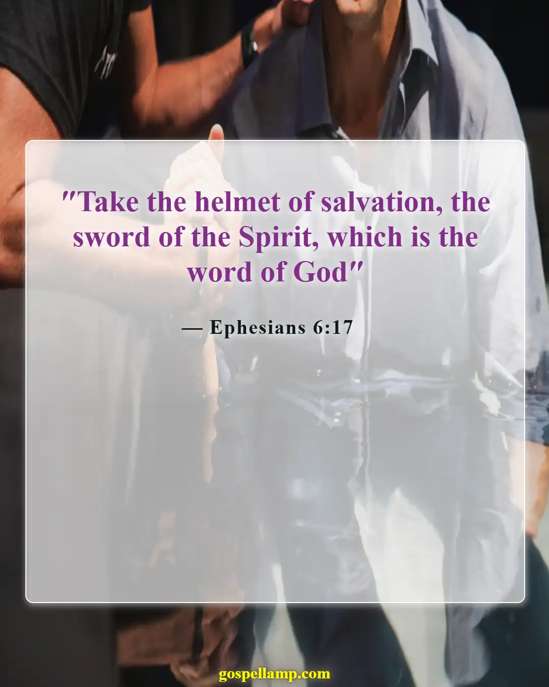 Bible Verses About Enemies Defeated (Ephesians 6:17)