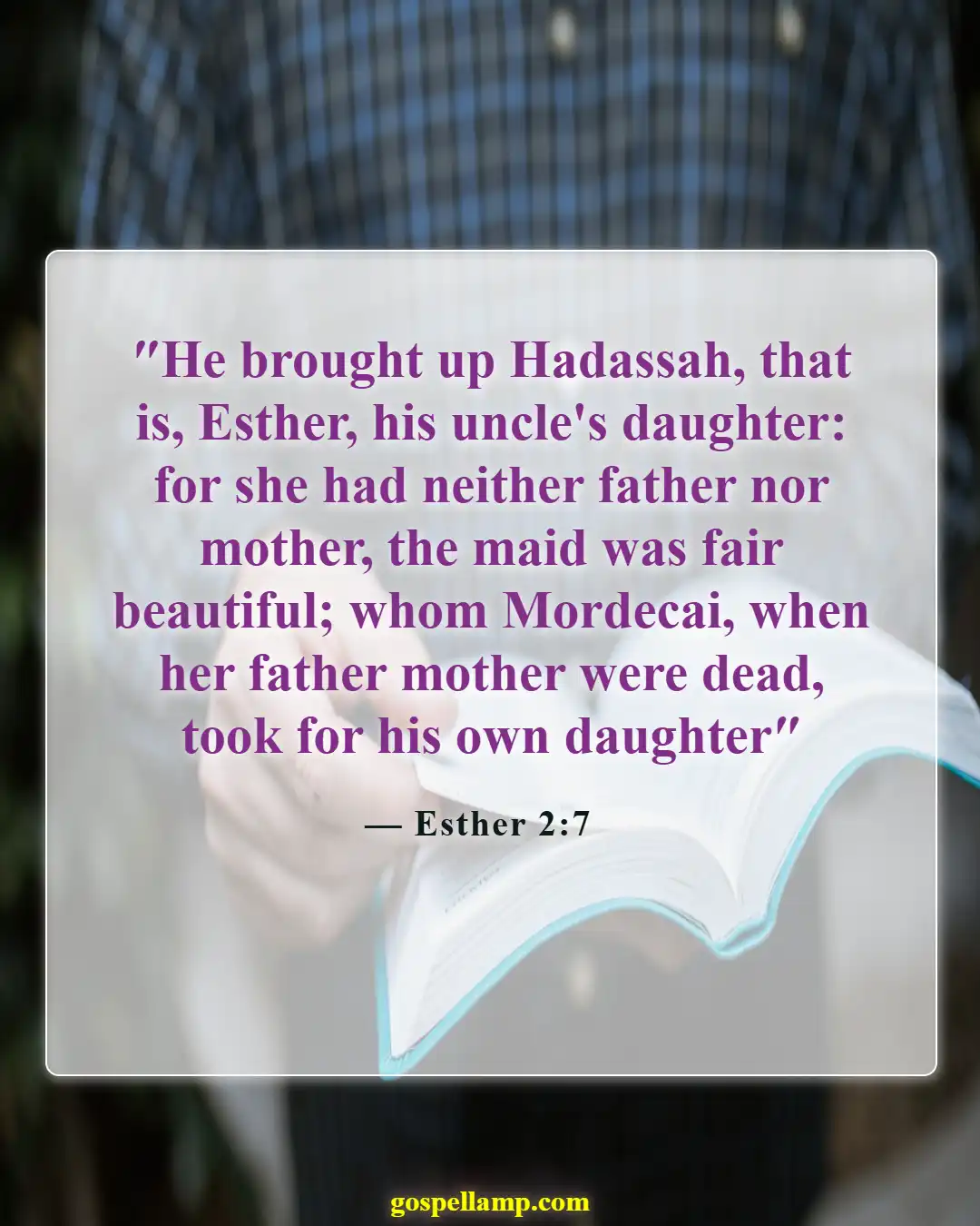 Bible Verses About Beauty Of Woman (Esther 2:7)