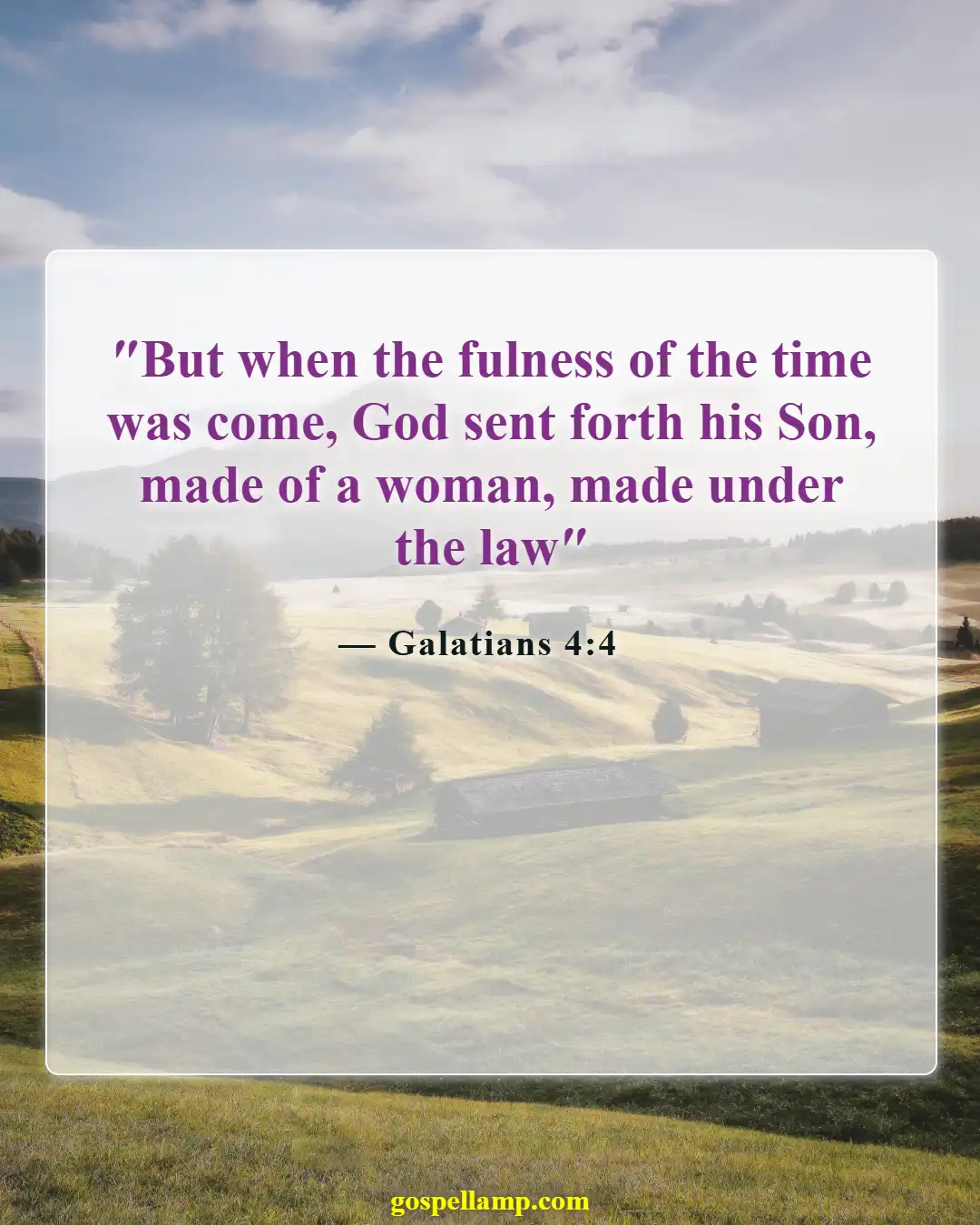Bible Verses About Waiting For God (Galatians 4:4)