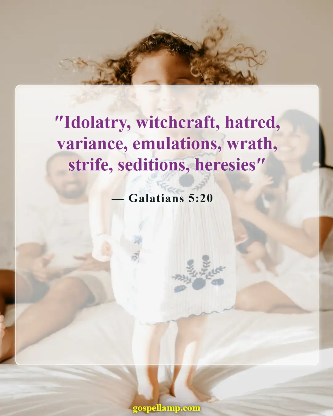 Bible Verses About Magic (Galatians 5:20)