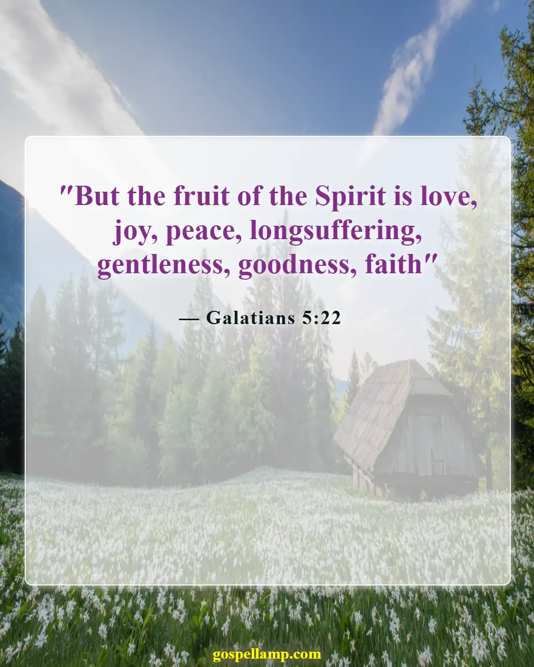 Bible Verses About Time For Everything (Galatians 5:22)