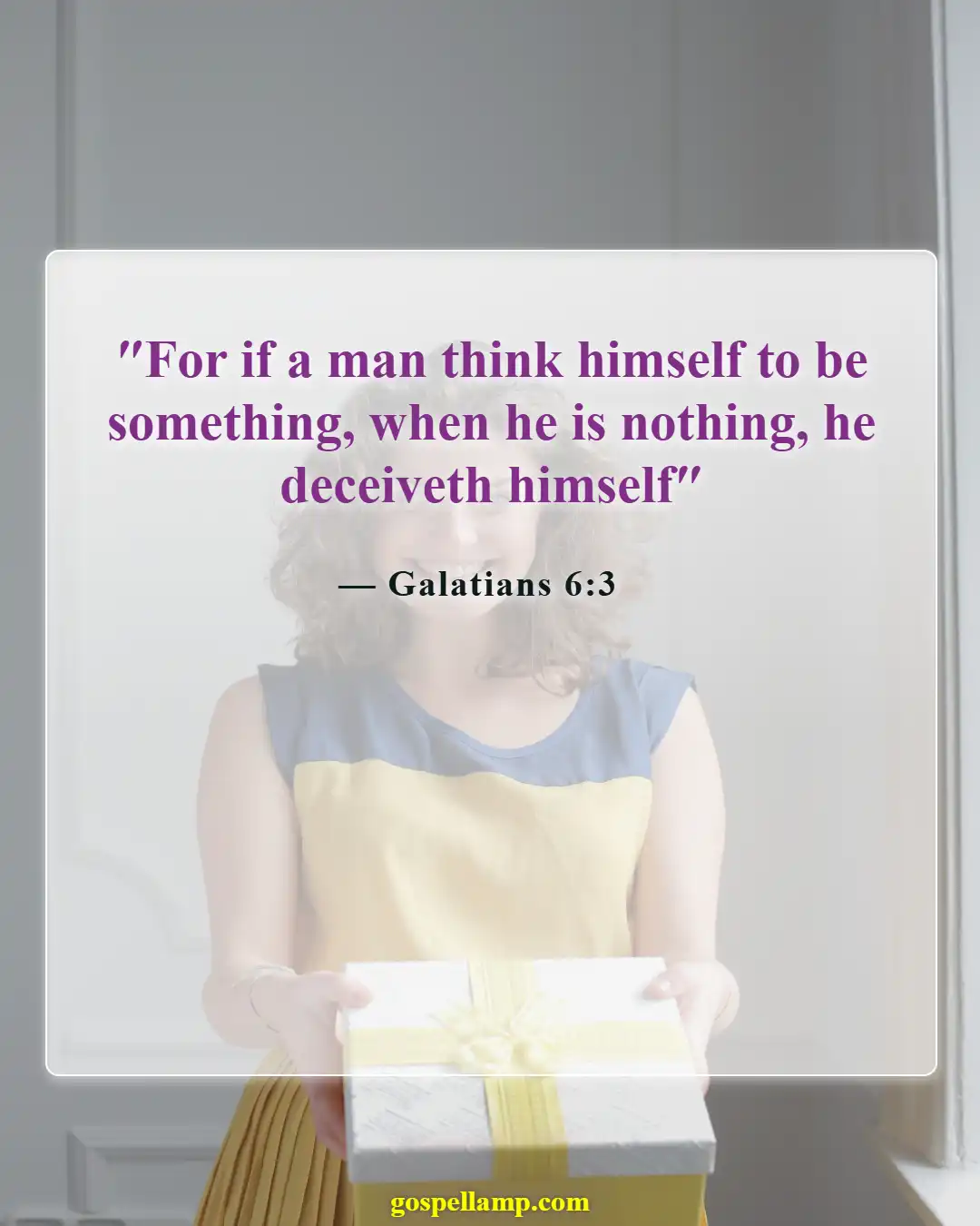 Bible Verses About Satan's Pride (Galatians 6:3)