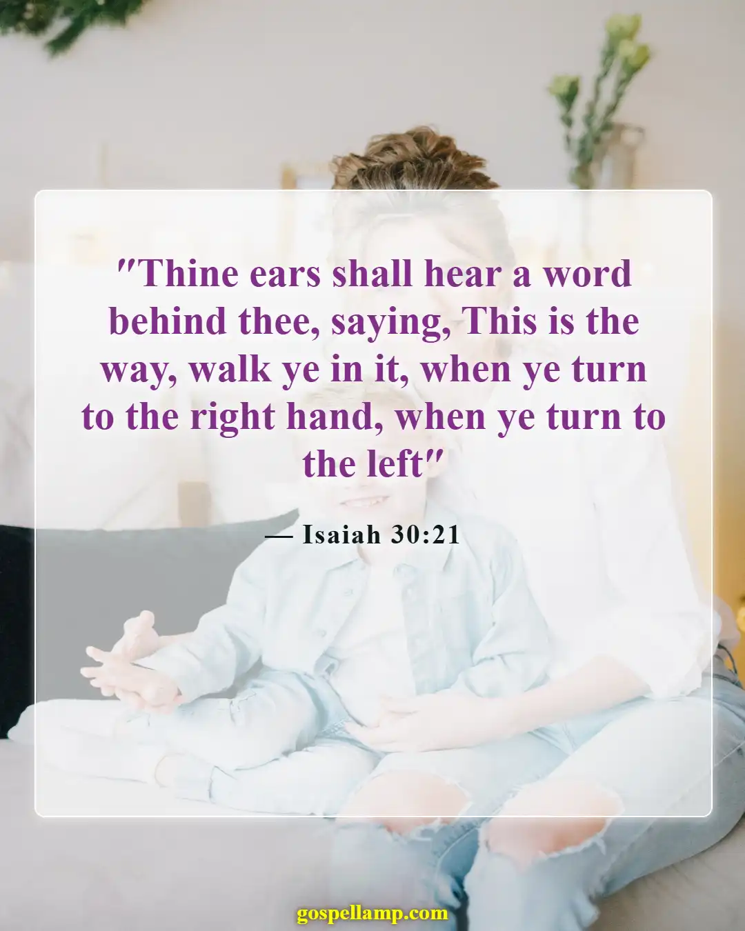 Isaiah 30:21 :- Guidance for choosing the right path