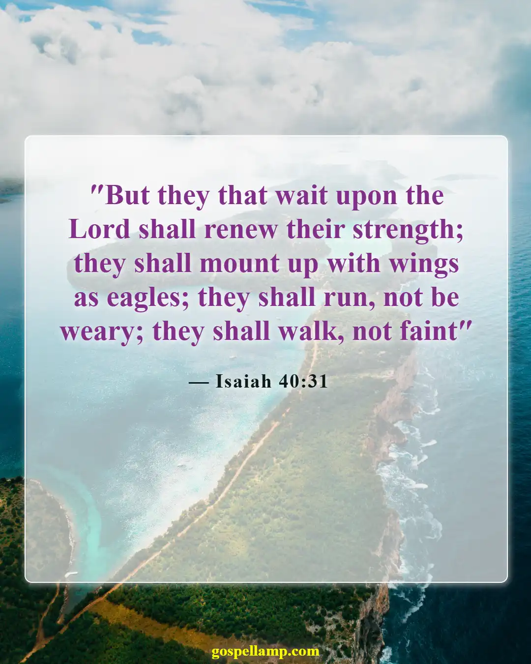 Isaiah 40:31 :- Renewed strength for those who wait on God
