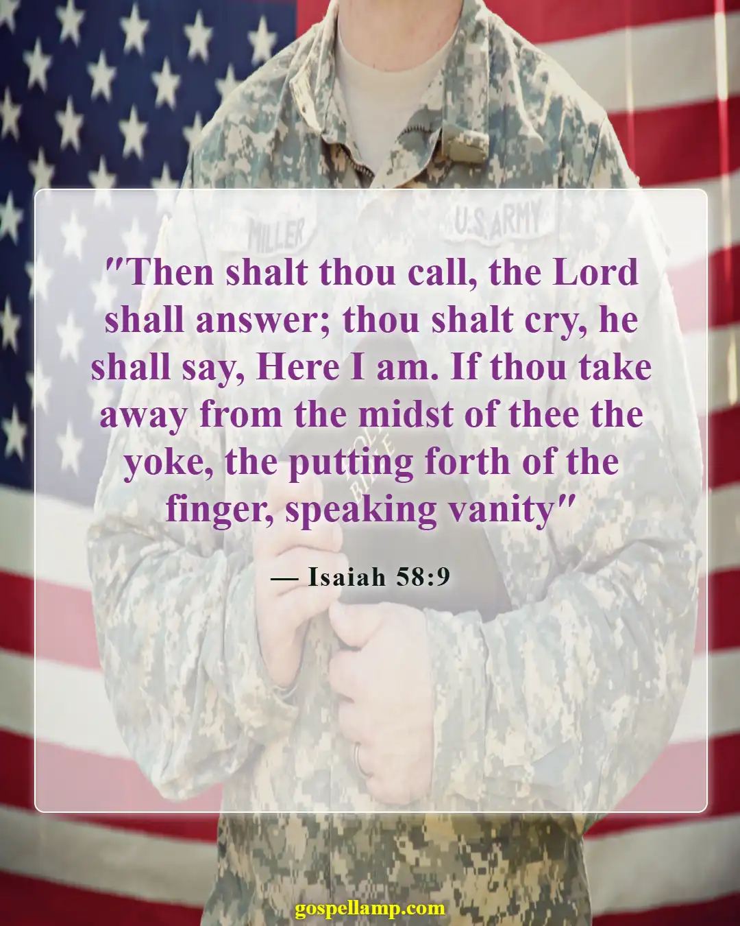 Isaiah 58:9 :- God answers those who seek Him early