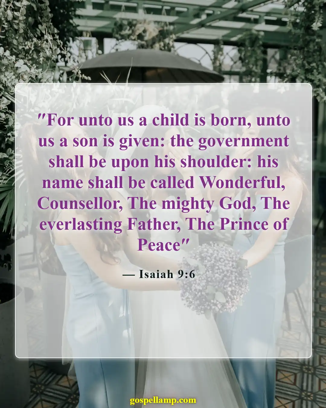 Isaiah 9:6 :- Prince of Peace brings divine tranquility
