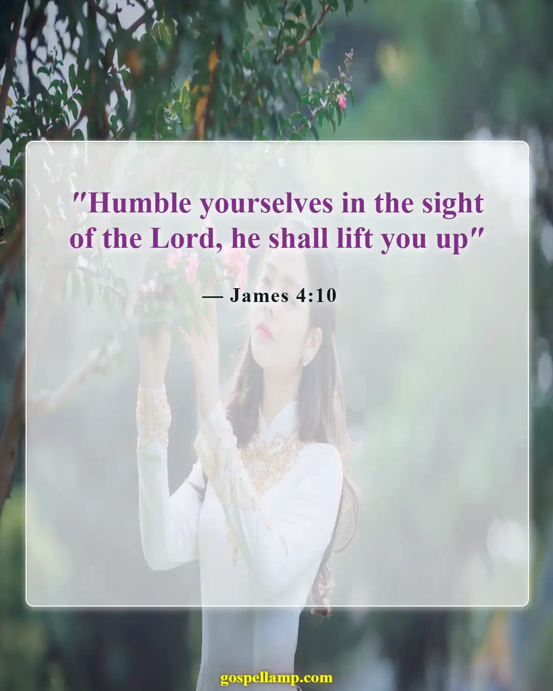 Bible Verses About Satan's Pride (James 4:10)