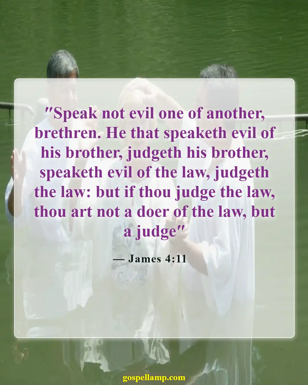 Bible Verses About Social Media (James 4:11)