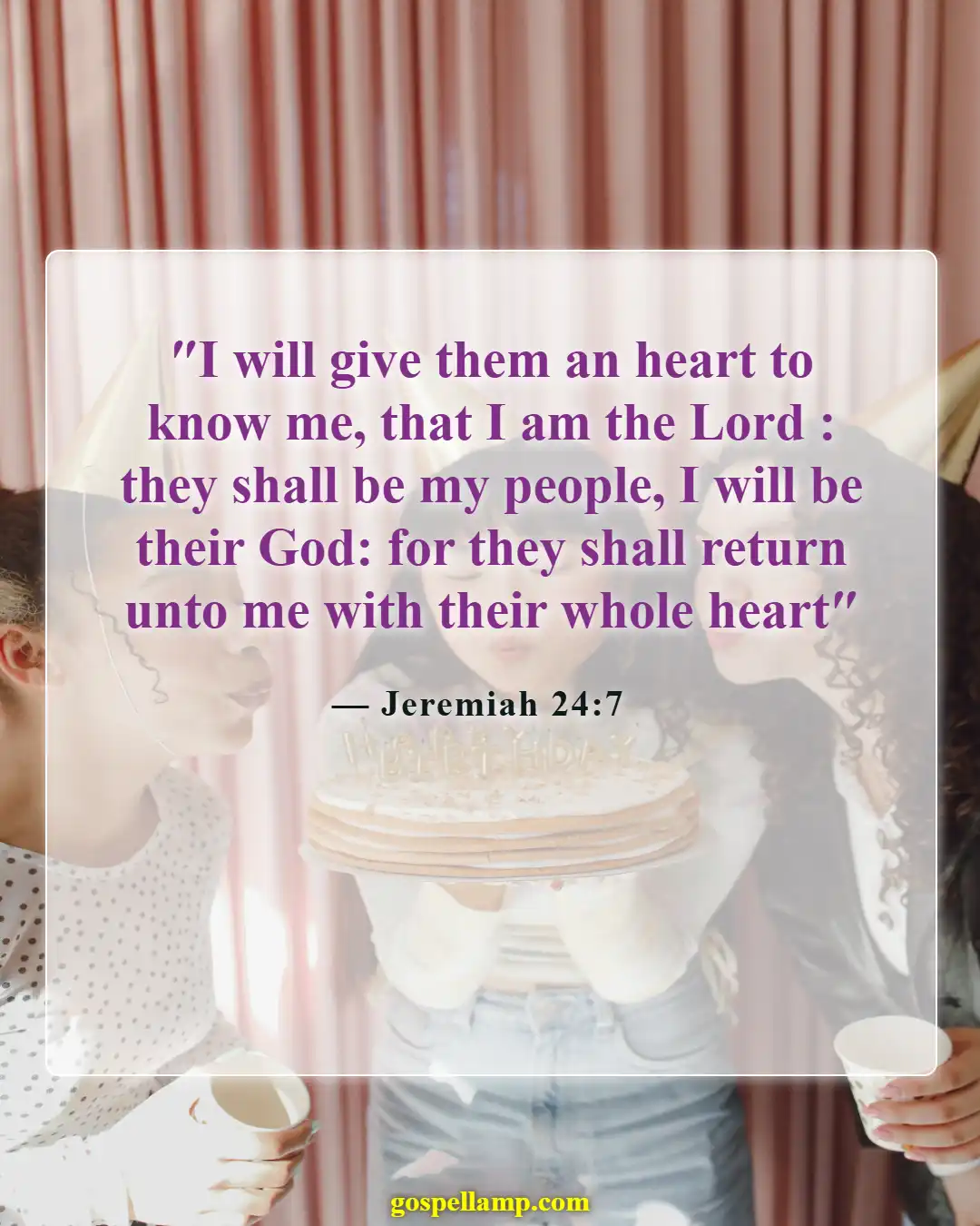 Bible Verses About Revival And Spiritual Awakening (Jeremiah 24:7)