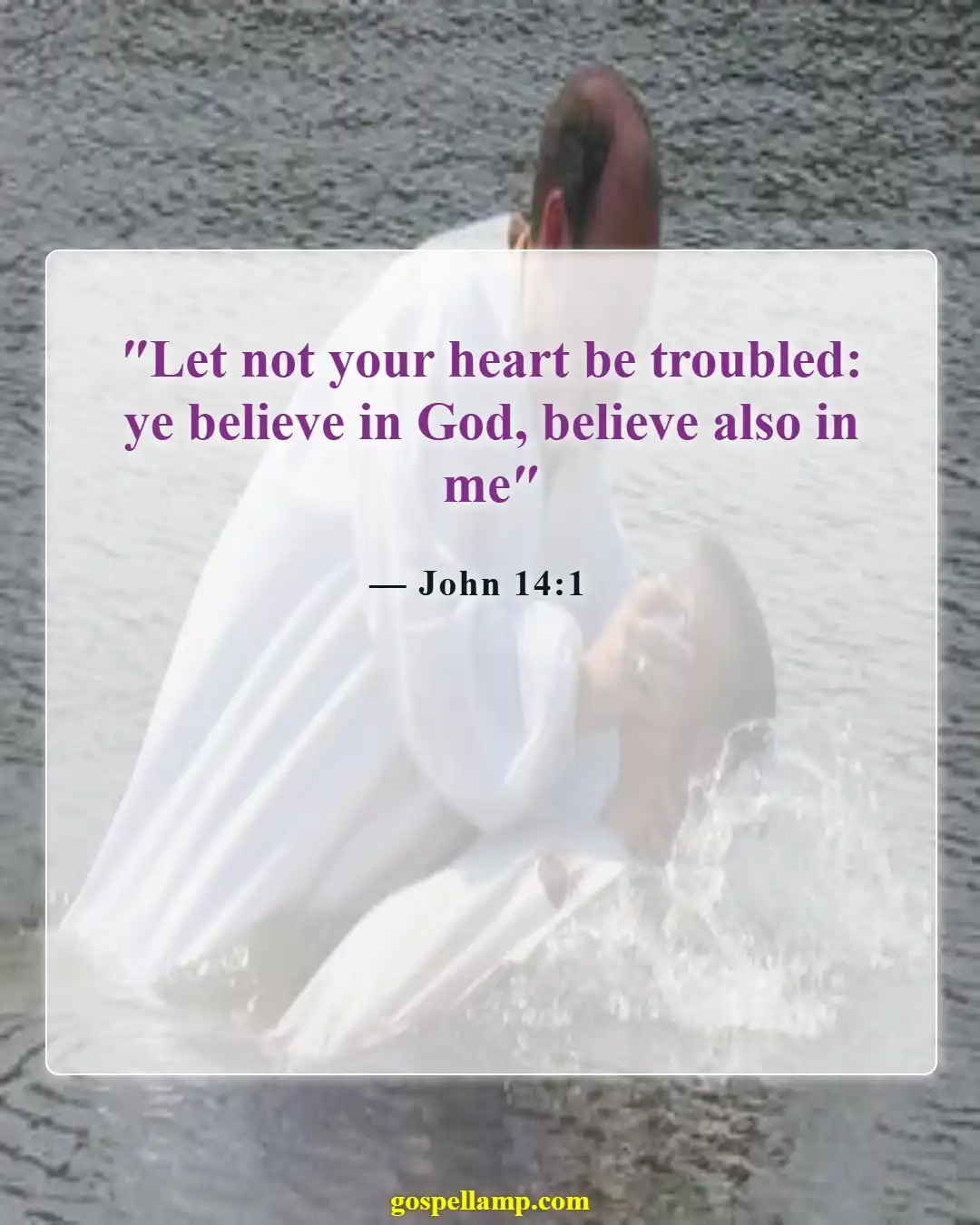 John 14:1 :- Trust in God amid troubled times