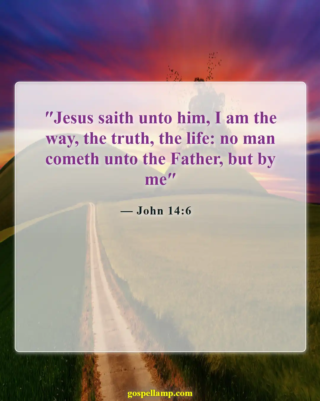 John 14:6 :- Jesus as the way, truth, and life