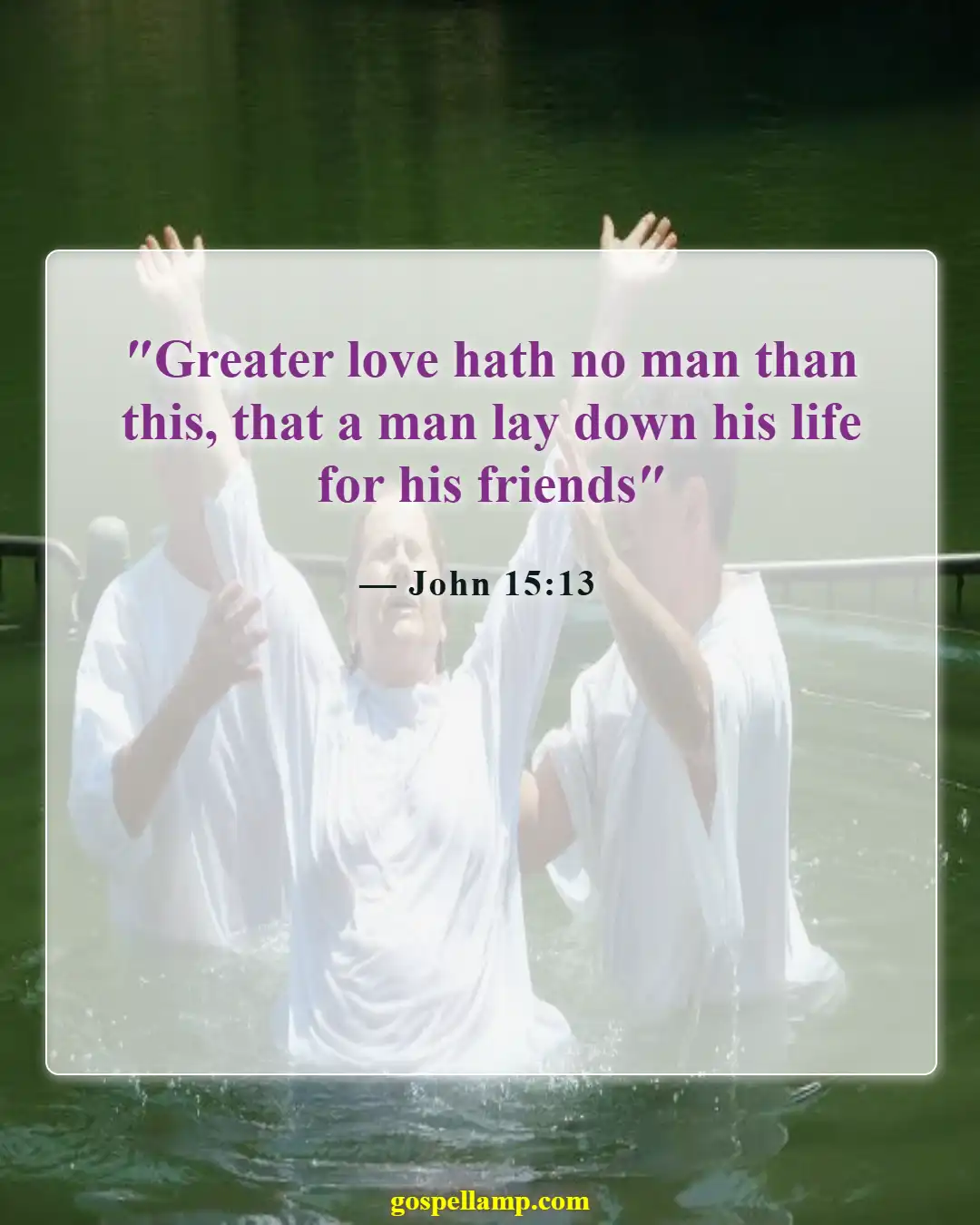 Bible Verses About Love And Compassion (John 15:13)